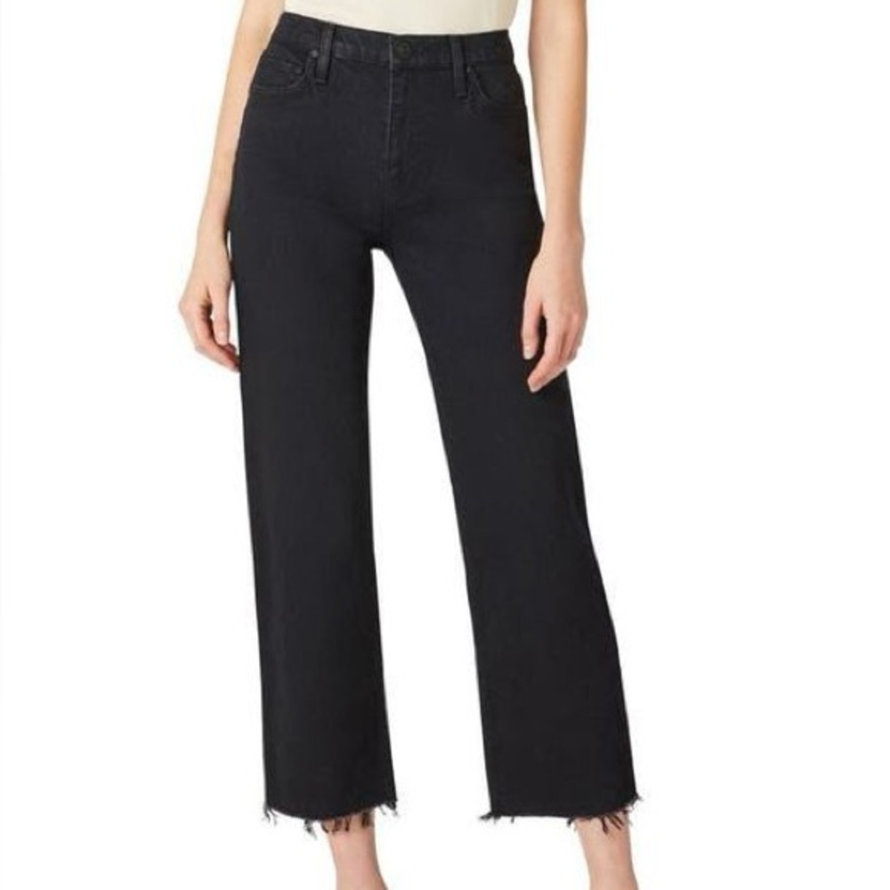 Hudson Remi Straight Cropped Jeans – Black | Women’s Size 32